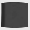 Abat-jour ardoise en velours de polyester 35 x 30 cm Rosyta - Ebb & Flow