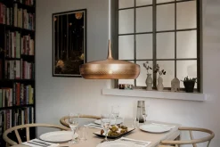 Abat-jour cuivre brossé 43 cm Clava Dine - UMAGE