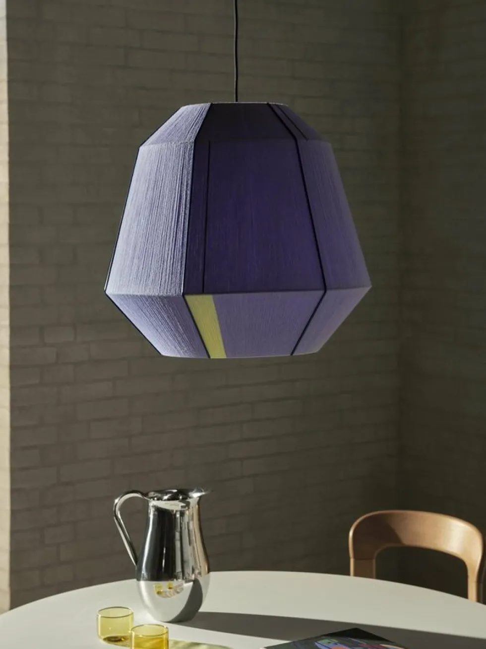 Abat-jour en laine lavende Bonbon 500 - Hay