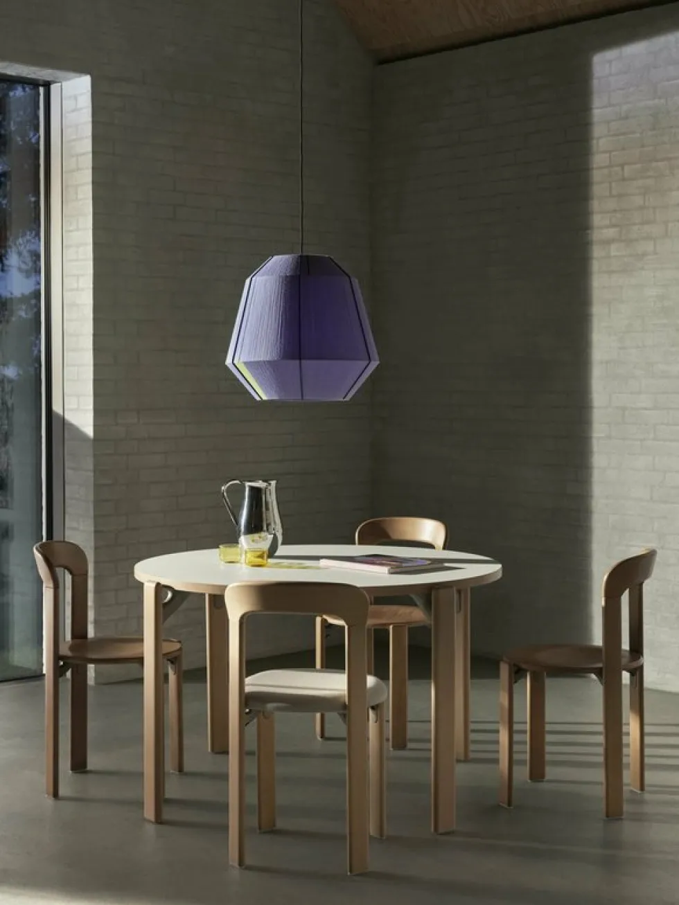 Abat-jour en laine lavende Bonbon 500 - Hay