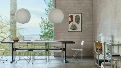 Abat-jour en papier de riz blanc Classic 60 x 58 cm - Hay