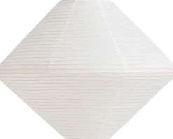 Abat-jour en papier de riz blanc 60cm Diamant - HAY