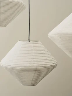 Abat-jour en papier de riz blanc 60cm Diamant - HAY