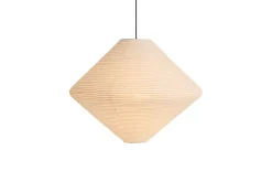 Abat-jour en papier de riz blanc 80cm Diamant - HAY