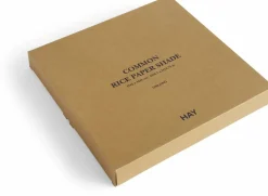 Abat-jour en papier de riz blanc et pêche Common - HAY