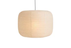 Abat-jour en papier de riz blanc 80x76,5 Donut - Hay