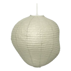 Abat-jour en papier washi sauge sombre 60cm Kurbis - Ferm Living