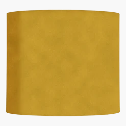 Abat-jour jaune en velours de polyester 35 x 30 cm Rosyta - Ebb & Flow