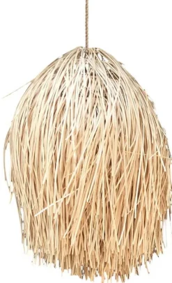 Abat-jour M naturel Shaggy - Bazar Bizar