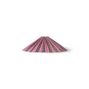 Abat-jour plissé en bambou bicolore 44x14cm Camélia - HKliving