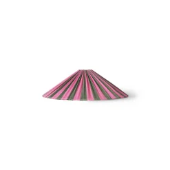 Abat-jour plissé en bambou bicolore 44x14cm Camélia - HKliving