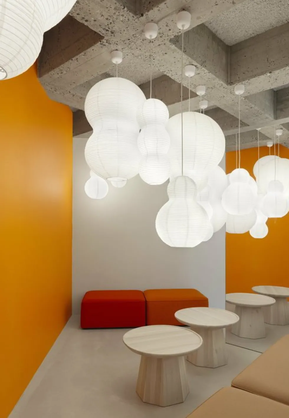 Abat-jour pour Suspension blanche Puff Multitude blanc - Normann Copenhagen