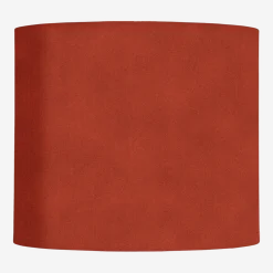 Abat-jour rouille en velours de polyester 35 x 30 cm Rosyta - Ebb & Flow