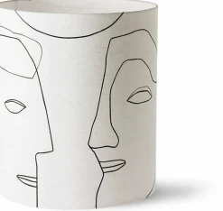 Abat-jour visage imprimé L - HKLiving
