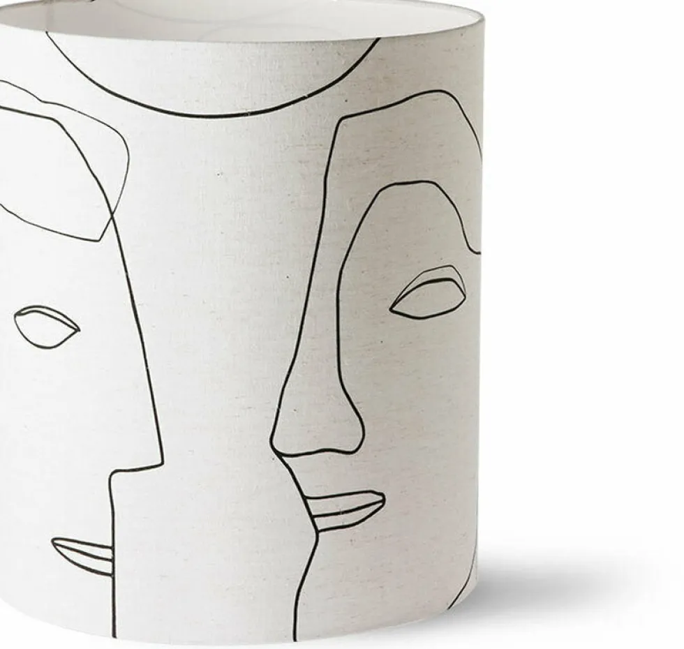 Abat-jour visage imprimé L - HKLiving