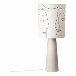 Abat-jour visage imprimé L - HKLiving