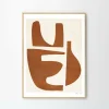 Affiche Berit Mogensen Lopez Sienna 40 x 50 cm - The Poster Club
