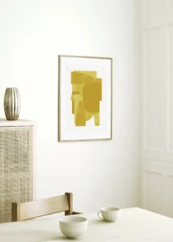 Affiche Berit Mogensen Lopez Yellow 30 x 40 cm - The Poster Club