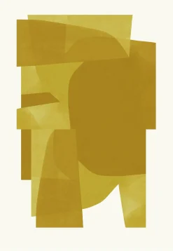 Affiche Berit Mogensen Lopez Yellow 50 x 70 cm - The Poster Club