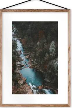 Affiche Down the Canyon encadrée Moebe chêne A3 - Le Renard