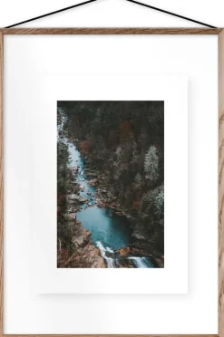 Affiche Down the Canyon encadrée Moebe chêne A2 - Le Renard