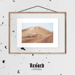Affiche Dune encadrée Moebe chêne A2 - Le Renard