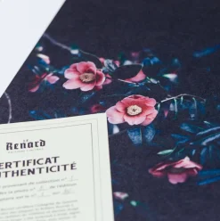 Affiche Flowers encadrée Moebe noir A2 - Le Renard