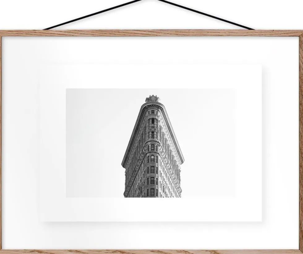 Affiche The Flatiron Building NY encadrée Moebe chêne A2 - Le Renard