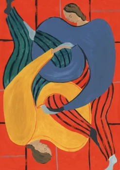 Affiche 100x140cm Hold You Red - The Poster Club