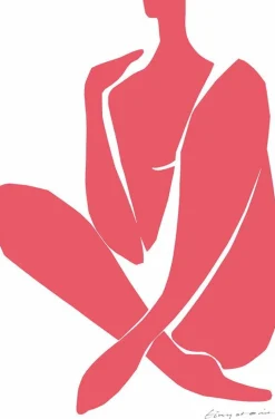 Affiche 70x100 cm Pink Intimacy - The Poster Club