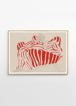 Affiche 100x140cm Red Chair - The Poster Club