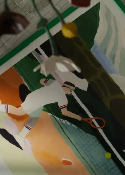 Affiche 70x100cm Tennis - The Poster Club