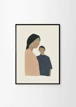 Affiche 30 x 40 cm Twin Ladies - The Poster Club