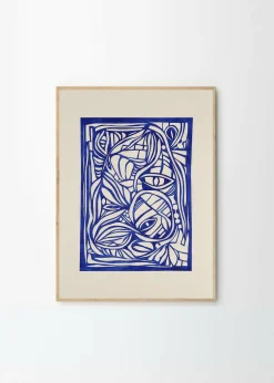 Affiche 50 x 70 cm Wonderland Blue - The Poster Club