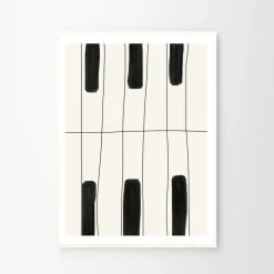 Affiche 50x70 Piano - The Poster Club