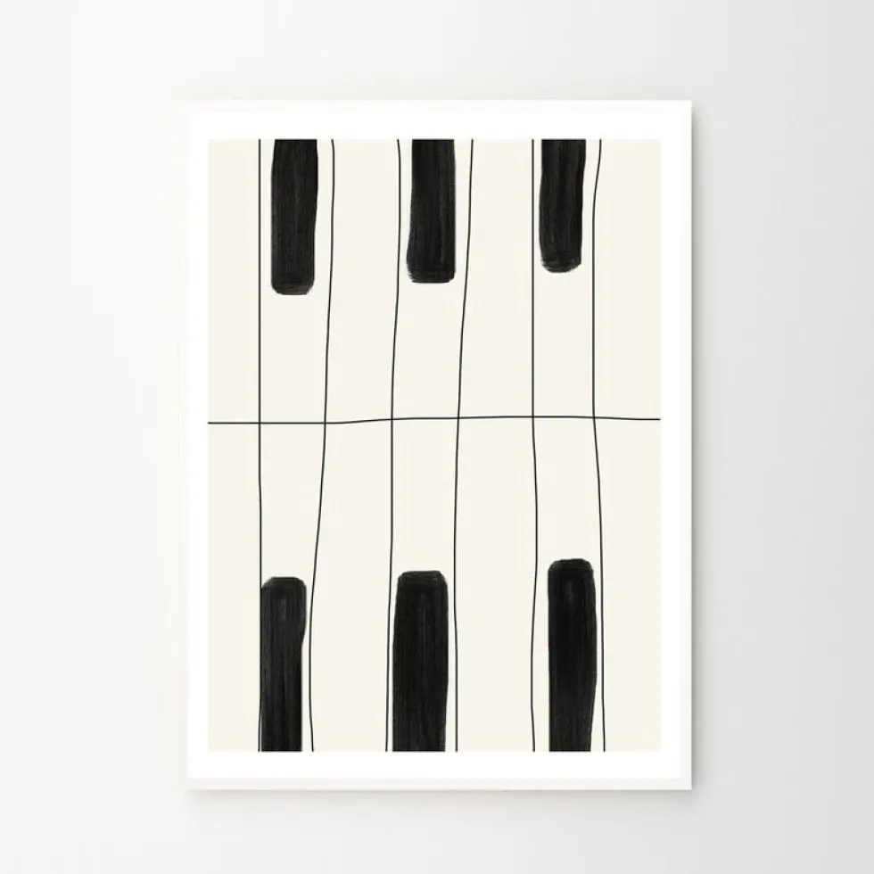 Affiche 50x70 Piano - The Poster Club