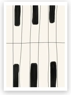 Affiche 50x70 Piano - The Poster Club