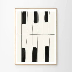 Affiche 50x70 Piano - The Poster Club