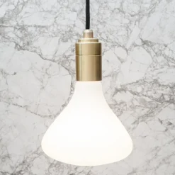 Ampoule LED E27 6W filament dimmable 14 cm en porcelaine Noma - tala