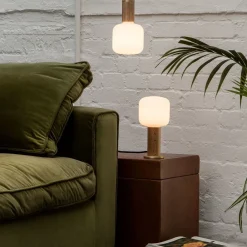 Ampoule LED E27 6W filament dimmable 12,5 cm en porcelaine Oblo - tala