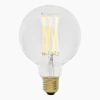 Ampoule non teintée LED E27 6W filament 9,5 cm