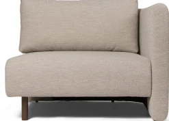 Angle droit de canapé modulable en bouclettes beige Dase - Ferm living