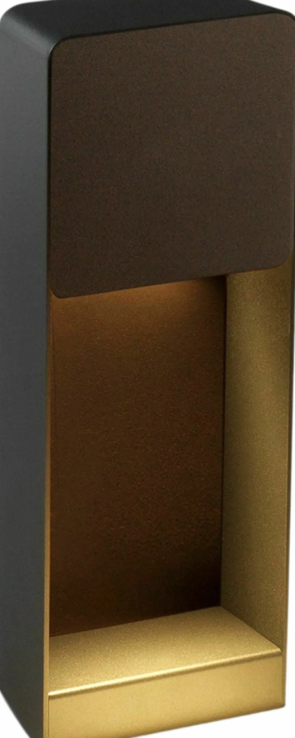 Applique d'extérieur 35 cm en aluminium et métal brun rouille LAB B - Marset