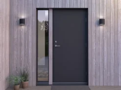 Applique murale d'extérieur en métal noir 17cm Sinne - Belid