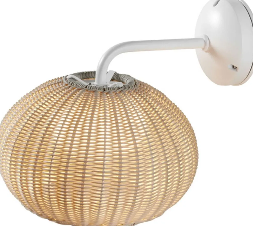 Applique murale d'extérieur led triac dimmable blanc ivoire 27cm Garota A/01 - Bover