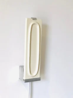 Applique murale en aluminium et carreaux de céramique branco 28cm Arty - Carré Coco