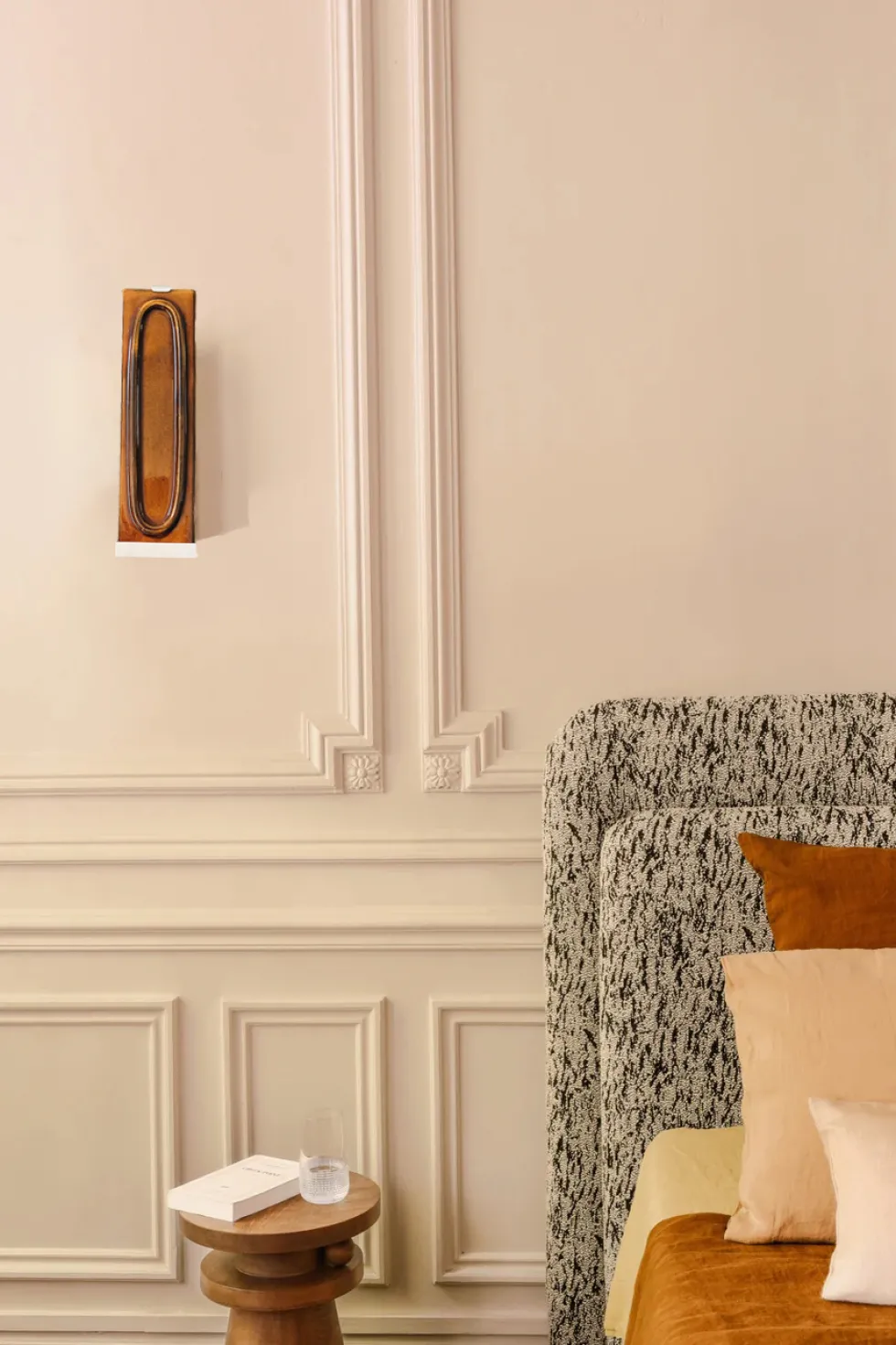 Applique murale en aluminium et carreaux de céramique porto 28cm Arty - Carré Coco
