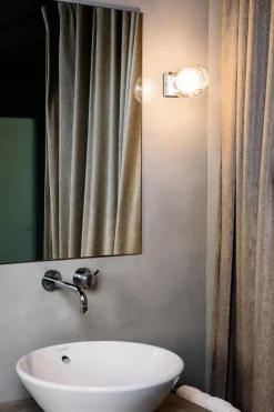 Applique murale en verre chrome 11,5 cm Perla - Faro Barcelona