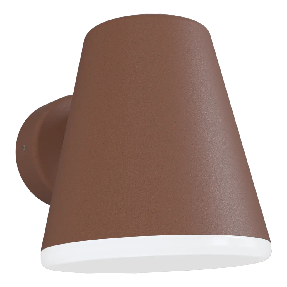 Applique murale extérieur en métal rouille 25,5cm Mist - Belid