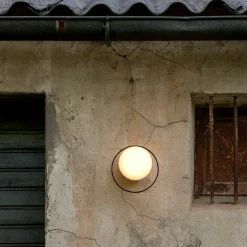 Applique murale noire Outdoor Circ - Estiluz